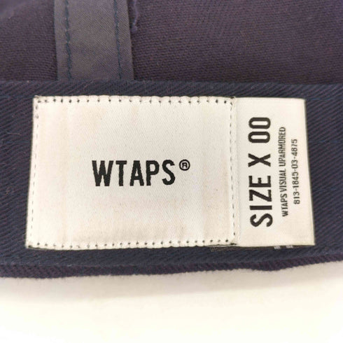 ダブルタップス WTAPS フロントロゴ刺繍 6パネルキャップ メンズ X