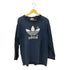 アディダス adidas 90S 万国タグ フロントプリント ロングスリーブ Tシャツ メンズ M