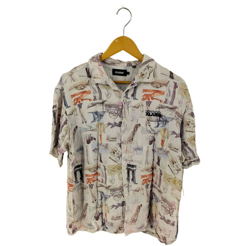 エクストララージ XLARGE SORAYAMA S/S RAYON SHIRT オープンカラーシャツ メンズ L