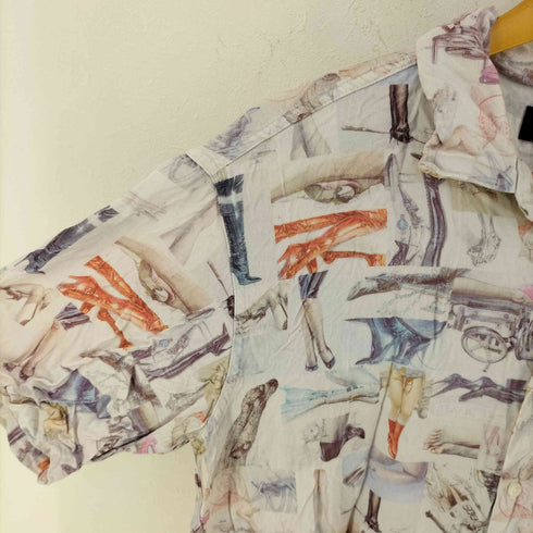 エクストララージ XLARGE SORAYAMA S/S RAYON SHIRT オープンカラーシャツ メンズ L