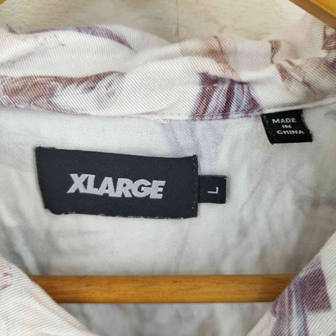 エクストララージ XLARGE SORAYAMA S/S RAYON SHIRT オープンカラーシャツ メンズ L