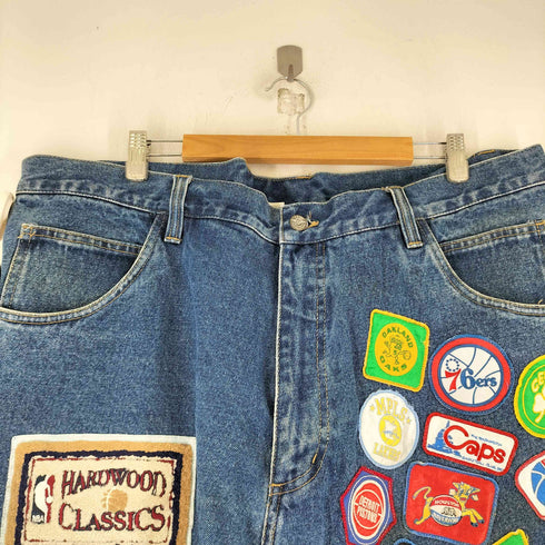 JEFF HAMILTON ワッペン刺繍 バギーデニム メンズ JPN:42