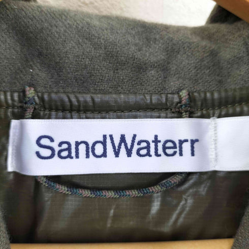 SandWaterr エコウールアノラックベスト domestic メンズ