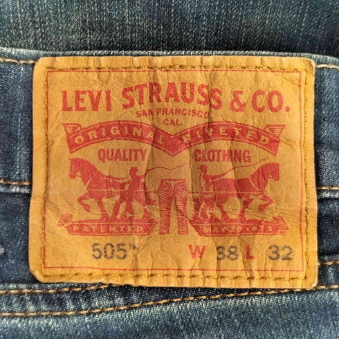 リーバイス Levis 505 REGULAR STRAIGHT DENIM PANT メンズ FR:36-38