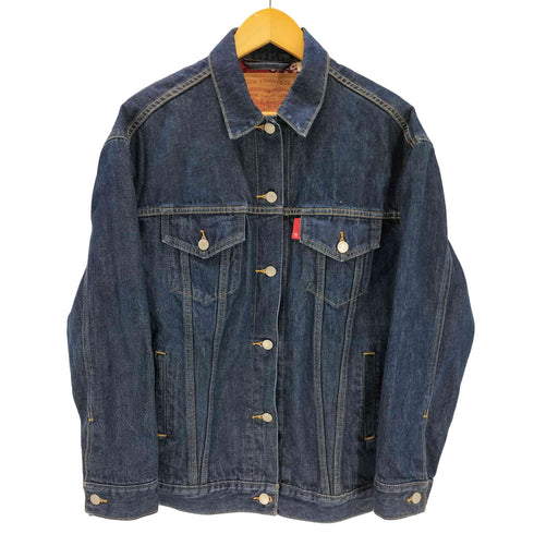 リーバイス Levis 40周年記念モデル 裏地ペイズリー バンダナ 3rd デニム トラッカー ジャケット 濃絹 メンズ import:XS