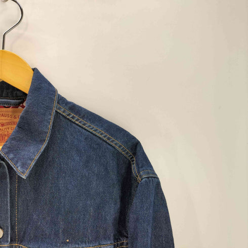 リーバイス Levis 40周年記念モデル 裏地ペイズリー バンダナ 3rd デニム トラッカー ジャケット 濃絹 メンズ import:XS