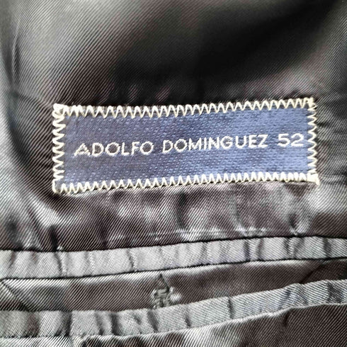 ADOLFO DOMINGUEZ ウールカシミヤ混 シングルボタンジャケット メンズ 52