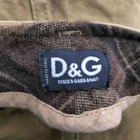 ディーアンドジードルチェアンドガッバーナ D&G DOLCE&GABBANA デザインカーゴパンツ レディース