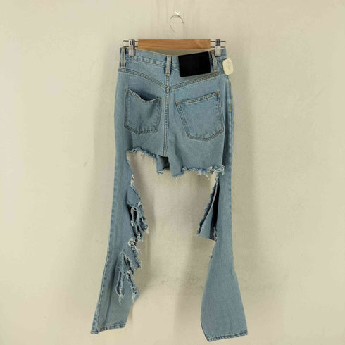 PONY STONE クラッシュデニムパンツ レディース 8