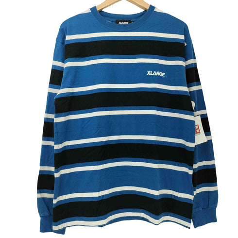 エクストララージ XLARGE STANDARD LOGO BORDER L/S TEE ボーダー メンズ JPN:M