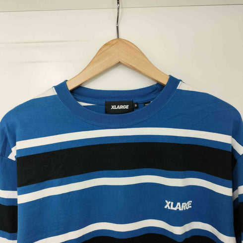 エクストララージ XLARGE STANDARD LOGO BORDER L/S TEE ボーダー メンズ JPN:M