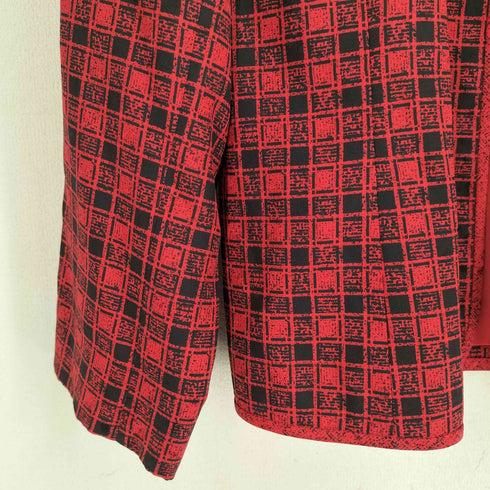 マダムジョコンダ MADAM JOCONDE 総柄ノーカラージャケット レディース