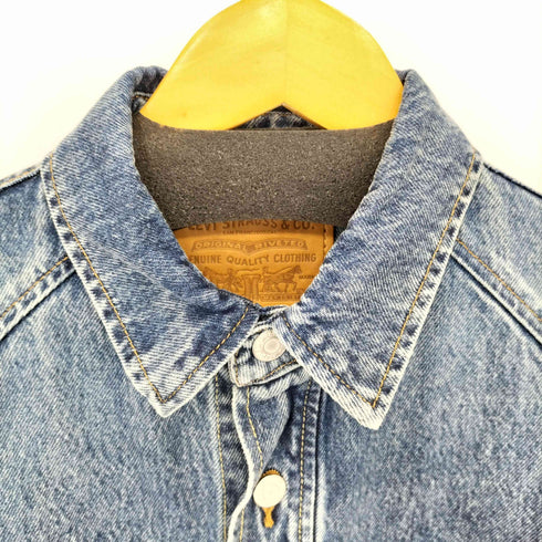 リーバイス Levis フロントボタン ロングスリーブ デニムジャケット レディース XXS