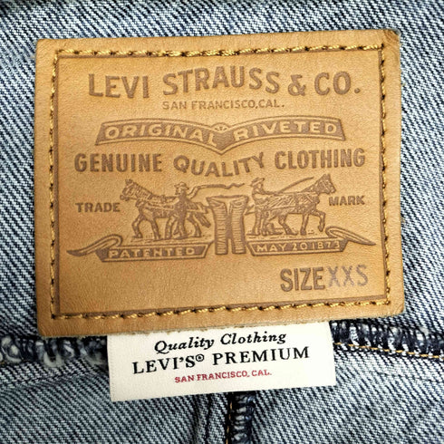 リーバイス Levis フロントボタン ロングスリーブ デニムジャケット レディース XXS