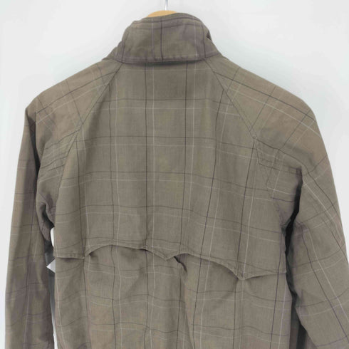 ウールリッチ WOOLRICH 00S ロゴワッペン チェック柄 ラグランスリーブ ハリントンジャケット レディース import:M