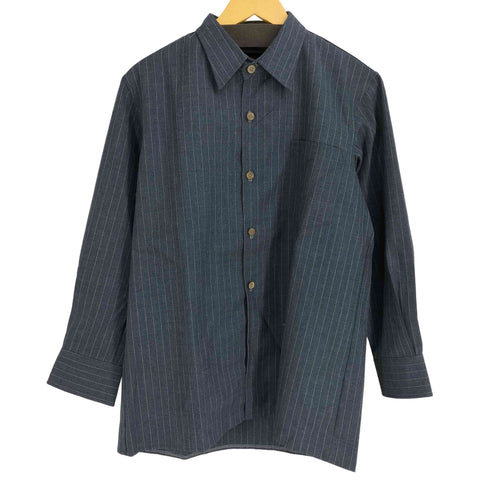 イッセイミヤケ ISSEY MIYAKE 80S 筆タグ ストライプ L/S シャツ メンズ