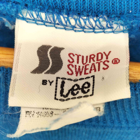 リー Lee 90s USA製 Sturdy Sweats by Lee ブルドック プリント ラグランスリーブ スウェット メンズ import:XXL