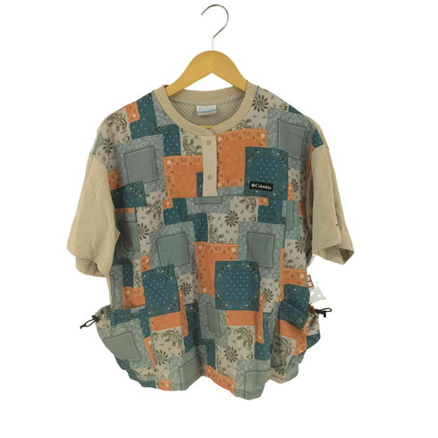 コロンビア Columbia トゥリースワローオムニフリーズゼロショートスリーブヘンリー Tranquil Teal Multi Print レディース import:M