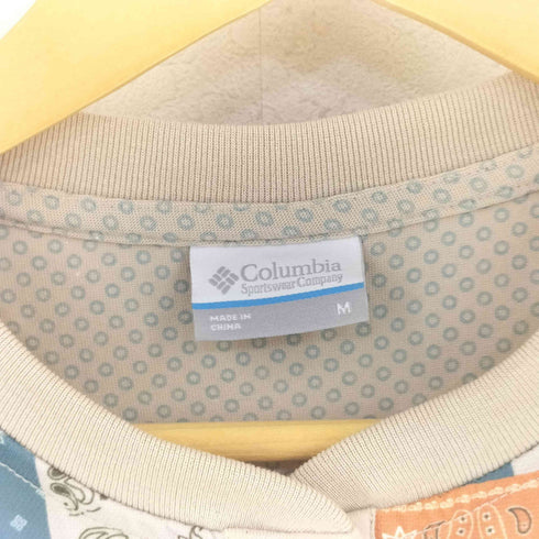 コロンビア Columbia トゥリースワローオムニフリーズゼロショートスリーブヘンリー Tranquil Teal Multi Print レディース import:M