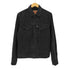 リーバイス Levis ブラック デニムトラッカージャケット メンズ import:M