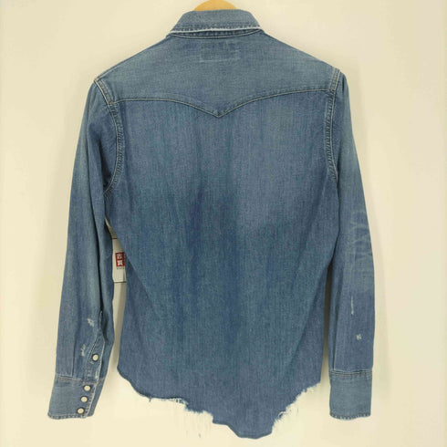 ラングラー Wrangler カットオフ デニム ウエスタン シャツ メンズ import:S