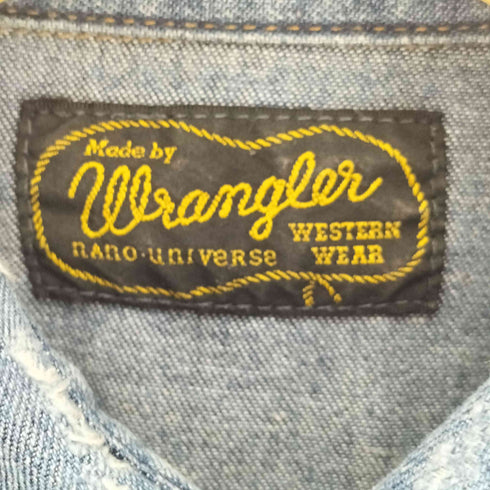 ラングラー Wrangler カットオフ デニム ウエスタン シャツ メンズ import:S