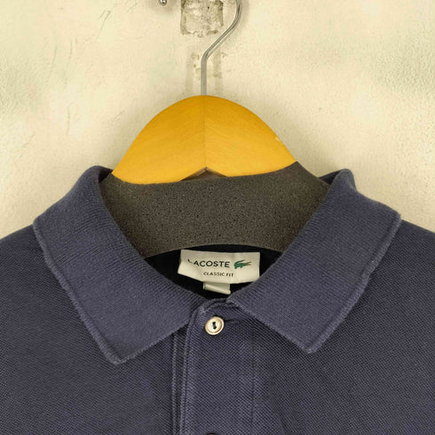 ラコステ LACOSTE CLASSIC FIT ワンポイントロゴ刺繍 S/S ポロシャツ メンズ import:L