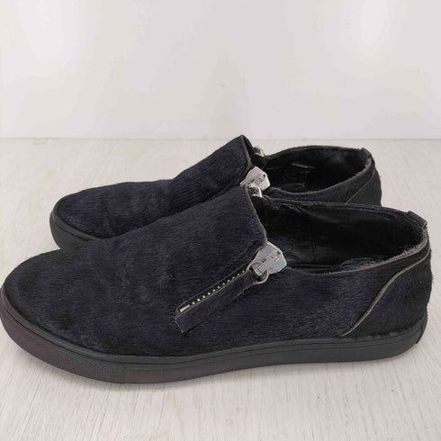 ディーゼル DIESEL real cow fur ハラコジップスニーカー レディース EUR:38