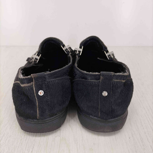 ディーゼル DIESEL real cow fur ハラコジップスニーカー レディース EUR:38