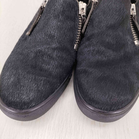 ディーゼル DIESEL real cow fur ハラコジップスニーカー レディース EUR:38