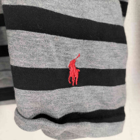 ポロバイラルフローレン Polo by RALPH LAUREN 裾スモールポニー刺繍 ボーダー L/S カットソー メンズ import:M