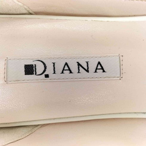 ダイアナ DIANA ビジューバックル付きフラットパンプス レディース JPN:24