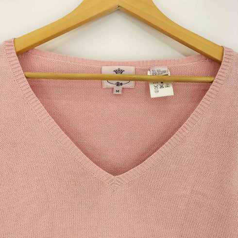 トッカ TOCCA カシミヤ混 クロップド シルク Vネックニット レディース import:M