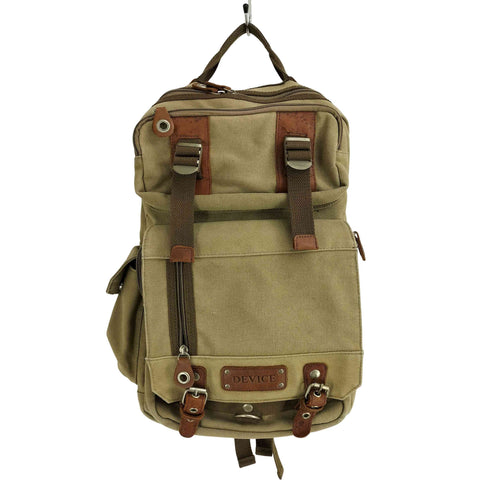 DEVICE キャンバスバックパック メンズ