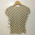 バーバリーブルーレーベル BURBERRY BLUE LABEL ノバチェック ホース刺繍 クルーネック S/S Tシャツ レディース JPN:38
