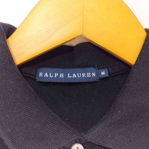ラルフローレン RALPH LAUREN ビッグポニー 刺繍 ピケ 鹿の子 S/S ポロシャツ レディース import:M