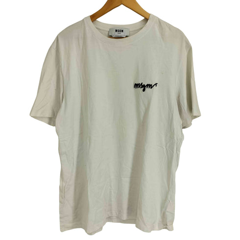 エムエスジーエム MSGM 胸元刺繍 S/S Tシャツ メンズ import:M