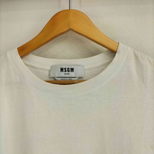 エムエスジーエム MSGM 胸元刺繍 S/S Tシャツ メンズ import:M