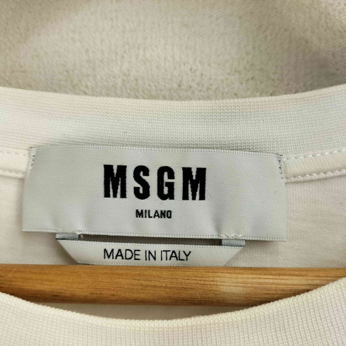 エムエスジーエム MSGM 胸元刺繍 S/S Tシャツ メンズ import:M
