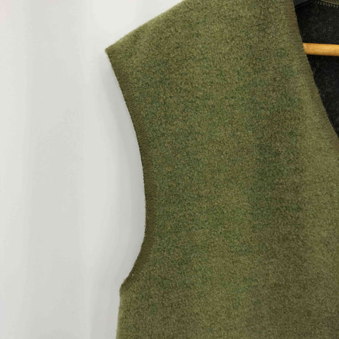 ユナイテッドカラーズオブベネトン UNITED COLORS OF BENETTON イタリア製 ノースリーブ フロントボタン フリース ベスト メンズ