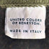 ユナイテッドカラーズオブベネトン UNITED COLORS OF BENETTON イタリア製 ノースリーブ フロントボタン フリース ベスト メンズ