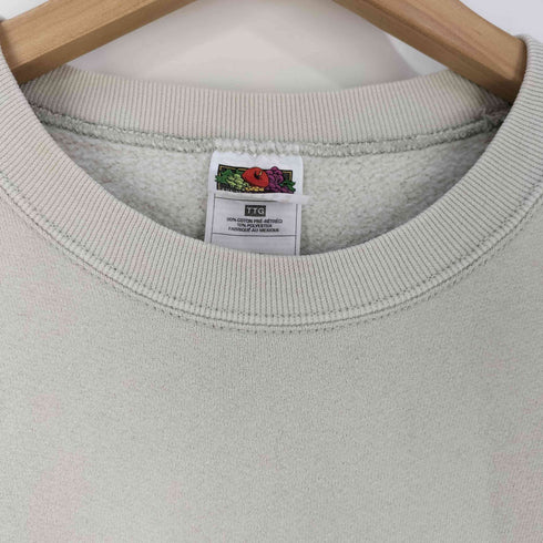 フルーツオブザルーム FRUIT OF THE LOOM 00S HEAVY COTTON メキシコ製 刺繍 クルーネックスウェット メンズ import:XXL