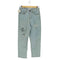 アメリ AMERI JEANS フロント刺繍ダメージデニムパンツ レディース 24