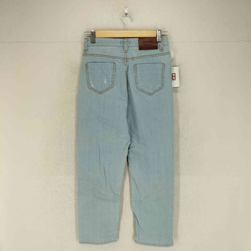 アメリ AMERI JEANS フロント刺繍ダメージデニムパンツ レディース 24