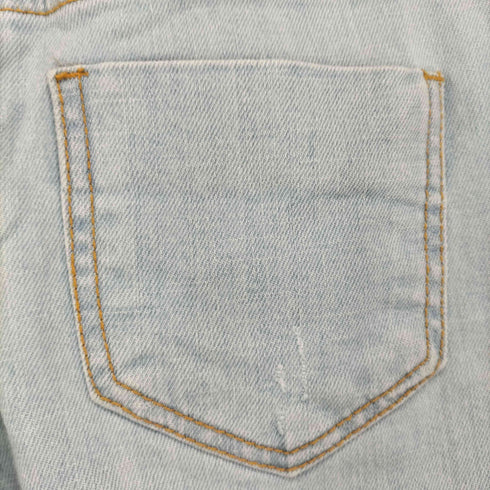 アメリ AMERI JEANS フロント刺繍ダメージデニムパンツ レディース 24