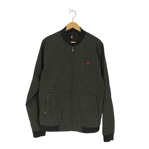 エレメント ELEMENT チェック ボンバージャケット メンズ import:L