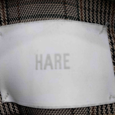 ハレ HARE ライナー付きチェックステンカラーコート レディース JPN:M