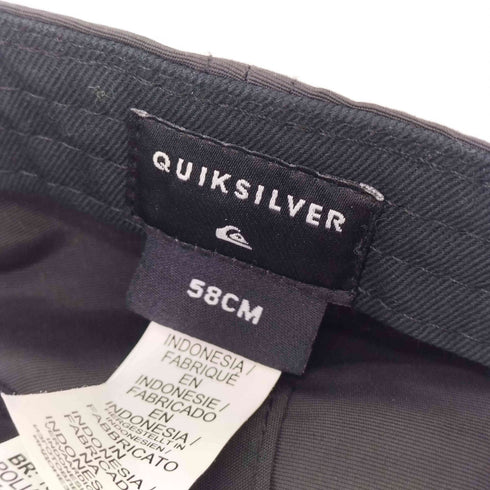 クイックシルバー Quiksilver Nasafrass Snapback Cap ロゴ刺繍 キャップ メンズ 58cm