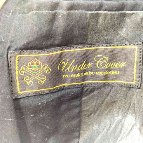 アンダーカバー UNDERCOVER 09SS スタースタッズ 切替 レザー バイカー ライダースジャケット レディース JPN:3