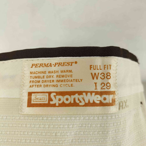 シアーズ Sears PERMA-PREST スラックスパンツ メンズ W38